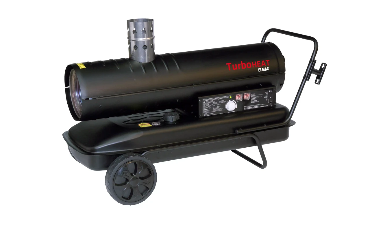 Дизельна теплова гармата з димарем TURBOHEAT ODK 32