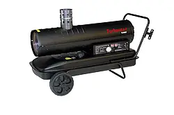Дизельний/оливний нагрівач із димоходом TURBOHEAT ODK 52