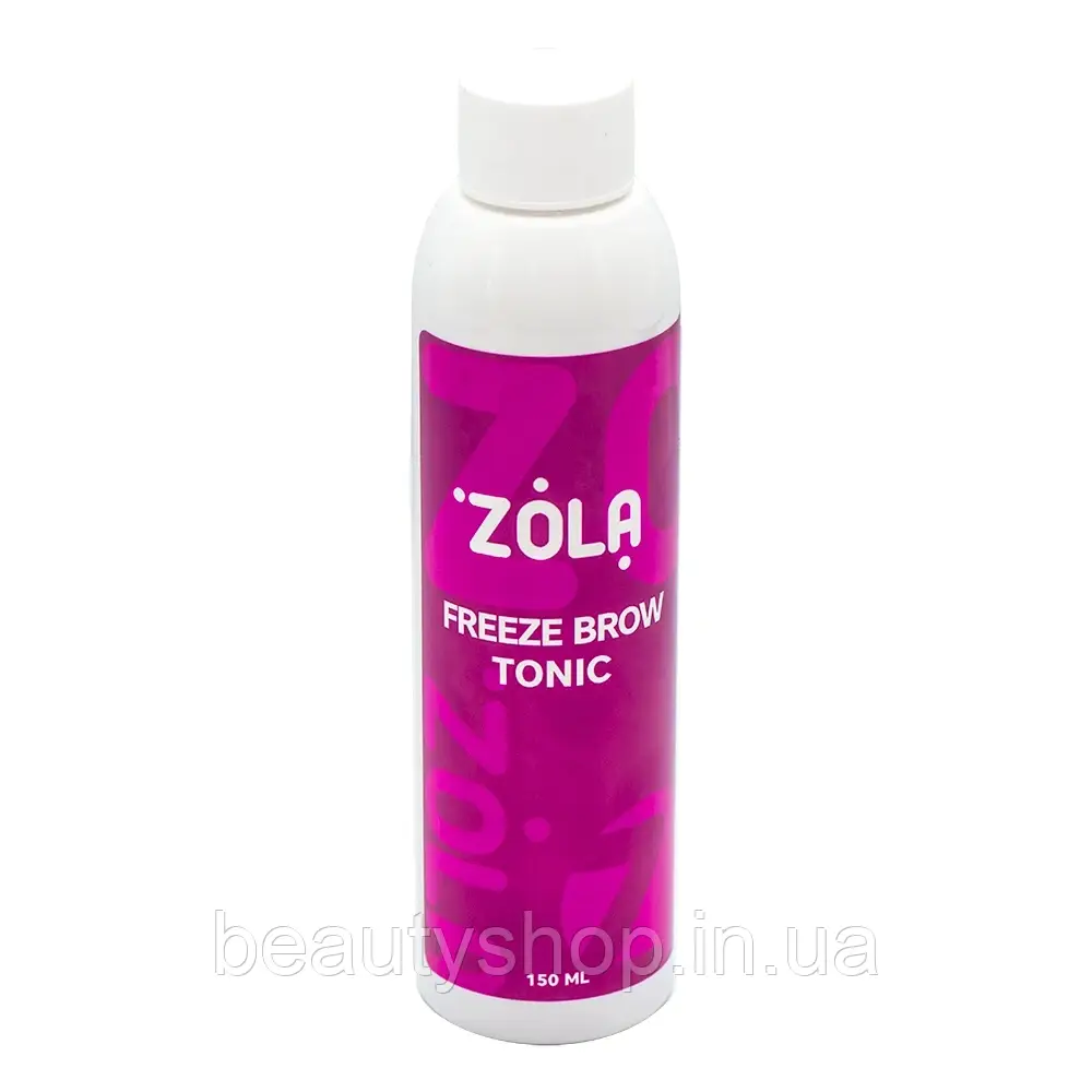 Охолоджувальний тонік для брів Zola Freeze Brow Tonic – ідеальний засіб для догляду та підготовки шкіри перед корекцією