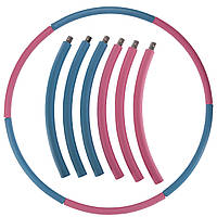 Обруч массажный Хула Хуп Zelart Hula Hoop JS-6015 6 секций