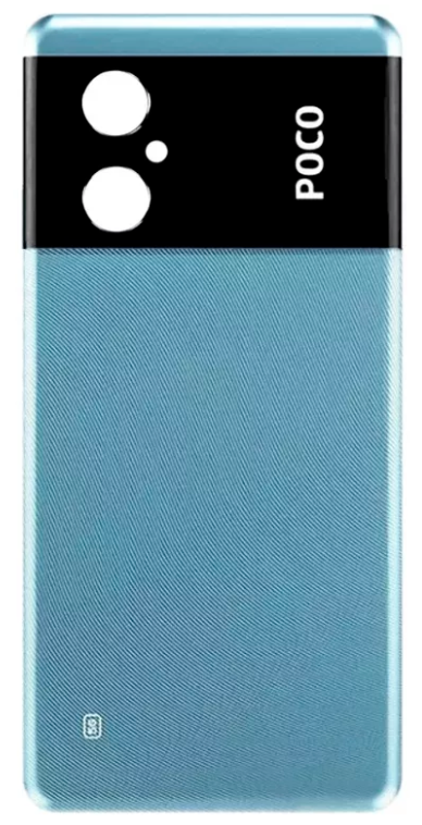 Задня кришка (для) Xiaomi Poco M4 5G, блакитна, Cool Blue, оригінал (54), фото 1