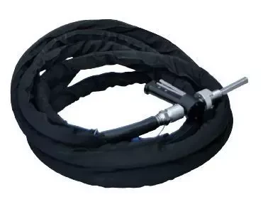 Шланг для струменевої обробки сухим льодом завдовжки 10 метрів з подовжувачем для IBL 3000 (включно з сполучними, фото 1