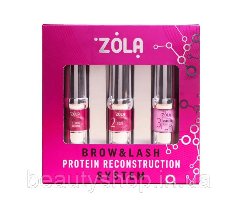 Набір для ламінування NEW Brow&Lash Protein Reconstruction System ZOLA