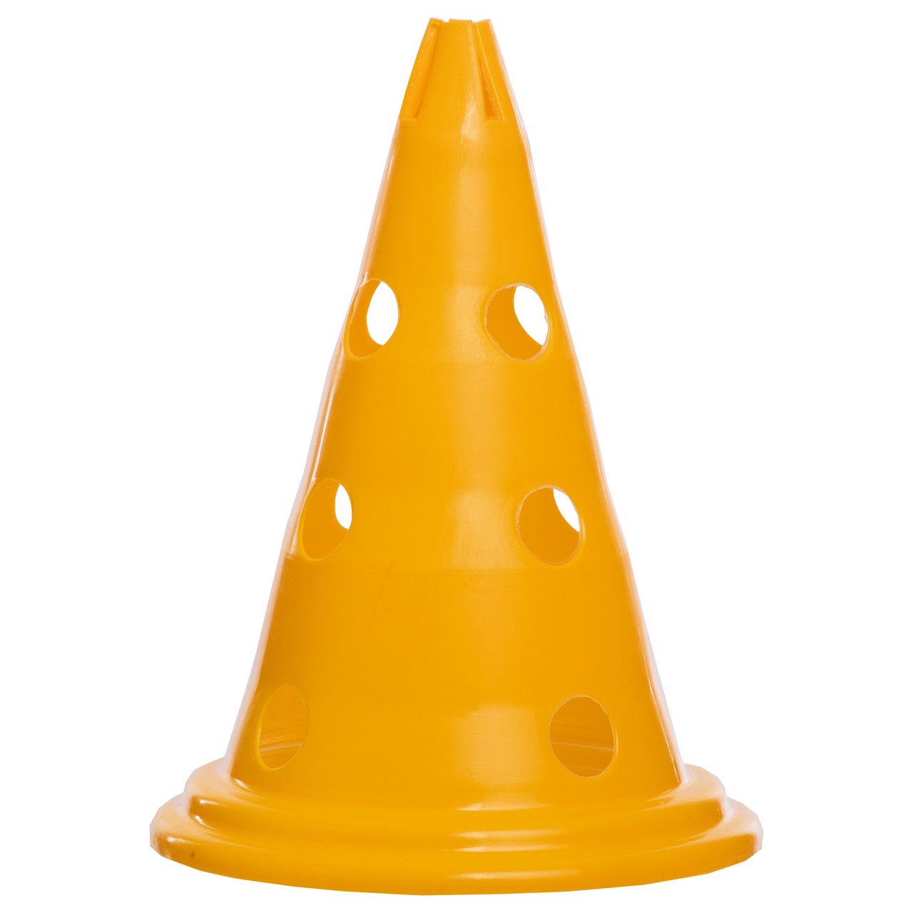 Конус-фішка для тренувань з отворами для штанги та тримачем зверху Zelart C-6422 30 см кольору, фото 1