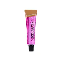 Краска Nikk Mole Light Brown для бровей и ресниц