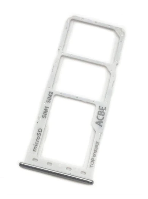 Тримач (лоток) Sim-карти та карти пам'яті для Samsung A325F Galaxy A32 Dual, білий, Awesome White, на дві