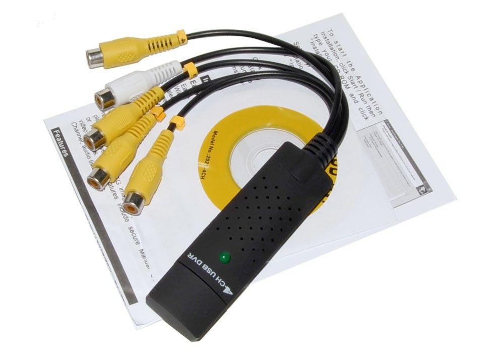 4х канальный EasyCap карта видеозахвата USB2.0 Easy Cap (ID#2009761782 ...