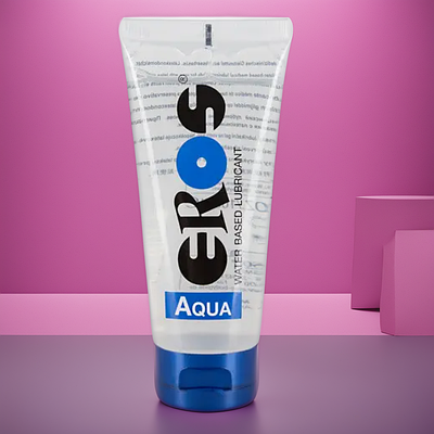 Лубрикант на водній основі Eros Aqua 200 мл. Змазка для сексу зволожуюча без запаху та смаку