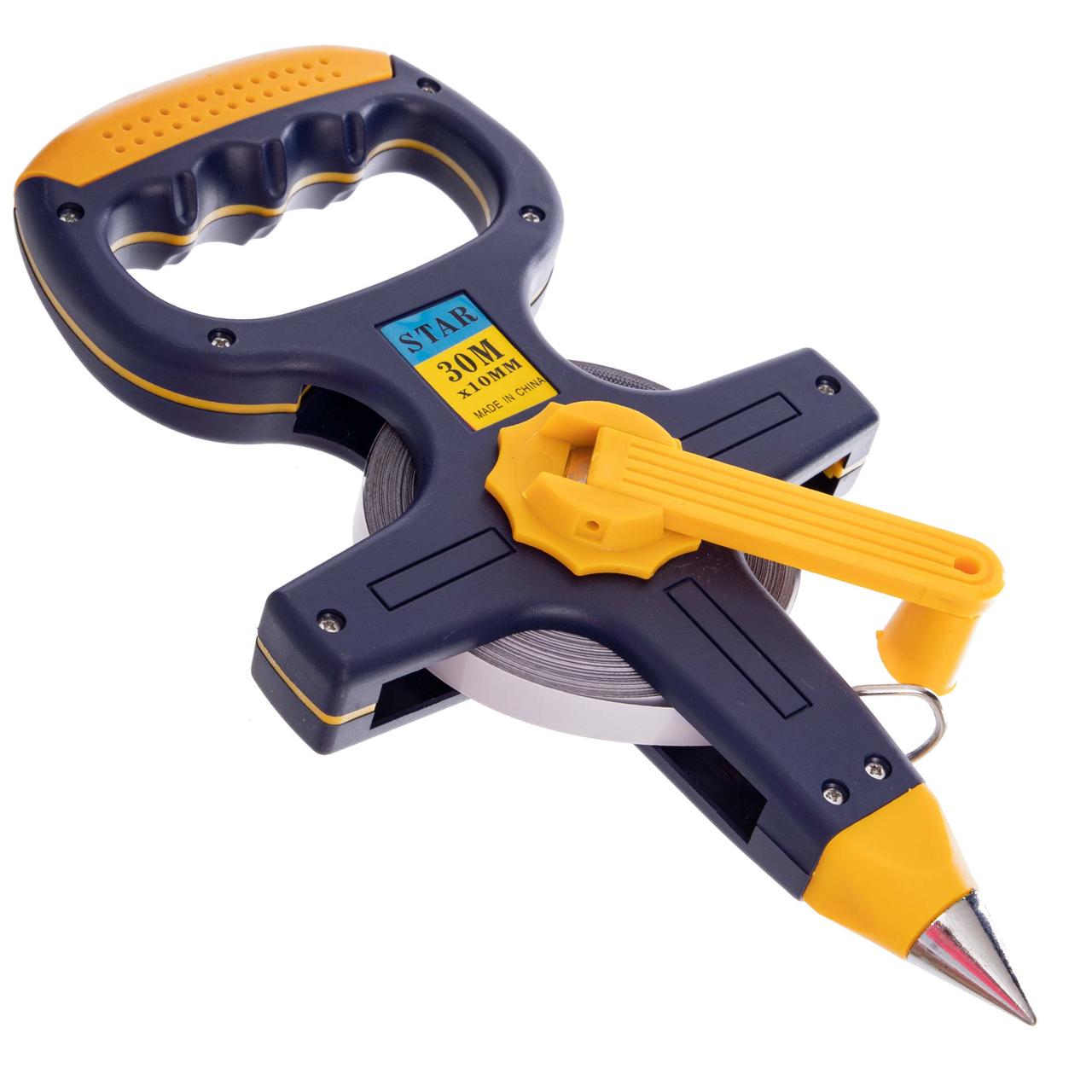 Рулетка спортивна (стрічка мірна) геодезична Zelart C-1236-30 30 м, фото 1