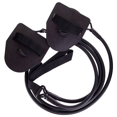 Гребний тренажер із лопатками Zelart PL-3030-M середнє навантаження чорний