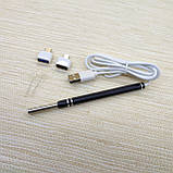 Ендоскоп вушний 5,5 мм довжина 1метр microUSB, USB, Type C, фото 3