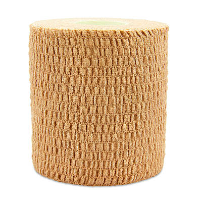 Бинт еластичний самофіксувальний у рулоні 7,5 см х 6,9м Zelart BC-0843-7_5 7,5 см бежевий