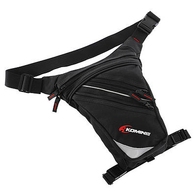 Мотосумка на стегнах KOMINE T-12 3 л 18х5x29,5 см чорний