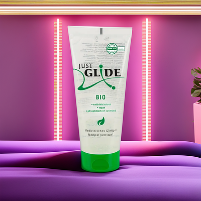 Органічна змазка на водній основі, лубрикант Just Glide Bio 200 мл (веганський)