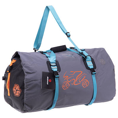 Мотосумка водонепроникна SCOYCO MB26 60 л 70x50x32 см сірий-жовтогарячий