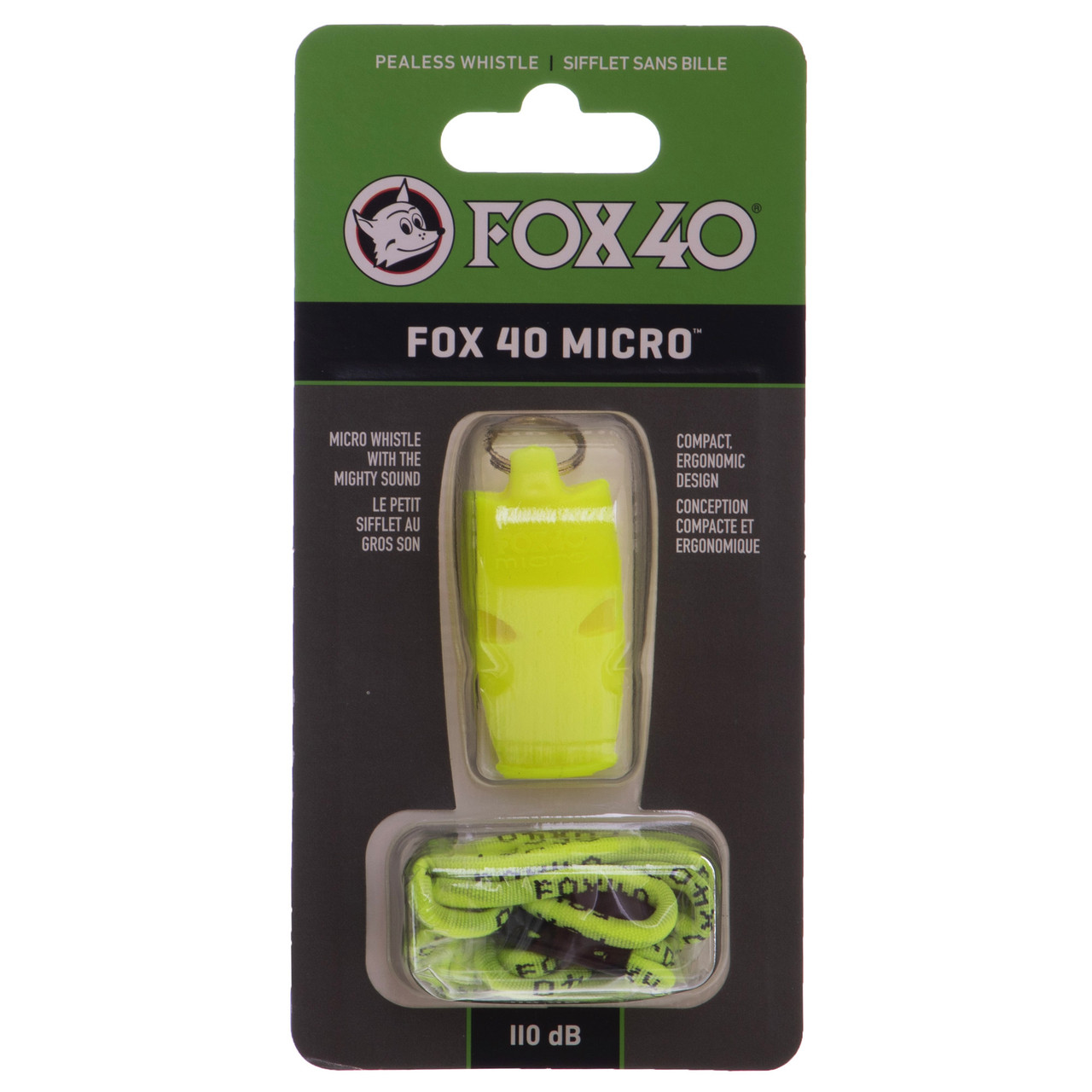 Свисток судовий пластиковий WHISTLE MICRO SAFETY FOX40-9513 кольору в асортименті, фото 1