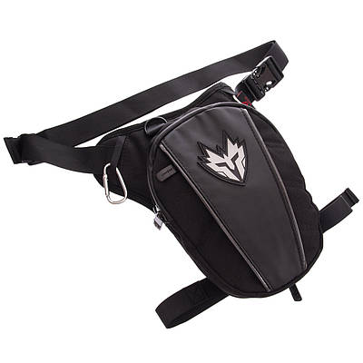 Мотосумка настегенна JIASPEED M-2829 3 л 26x28x6 см чорний