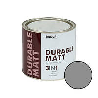 Емаль Biodur 3в1 Hammer Paint матова 216 серій антрацит 0,7 л