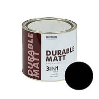 Эмаль Biodur 3в1 Hammer Paint матовая 205 Черная 2,1 л