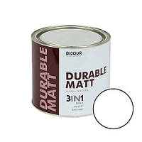 Емаль Biodur 3в1 Hammer Paint матова BIODUR 210 Біла 0,7 л