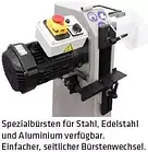 Щітковий верстат для зняття задирок S 250/2, фото 3