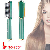 Электрическая расческа-выпрямитель для волос Style Электро расческа с турмалиновым покрытием Зеленый NXI