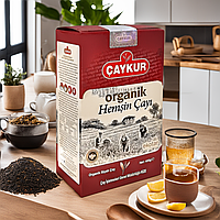 Турецкий чай черный CAYKUR ORGANIC HEMSIN органический без ароматизаторов 400 гр, заварной чай