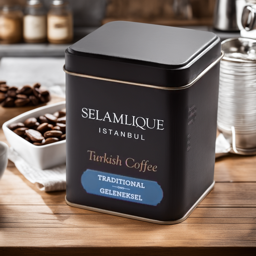Термін Придатності до 27.02.26!  Кава  в банці мелена турецька преміальна Selamlique 125 грам Арабіка традиційна Grida