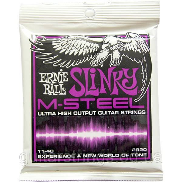 Струни Ernie Ball 2920 M-Steel Slinky 11-48