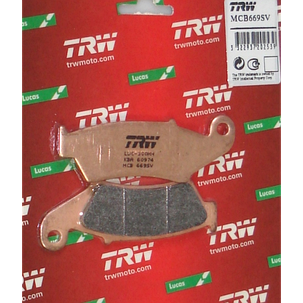 Мотоколодки TRW LUCAS MCB669SV FDB892 / MCB669 / BREMBO 07KA17/BRAKING BR 772CM44, фото 1