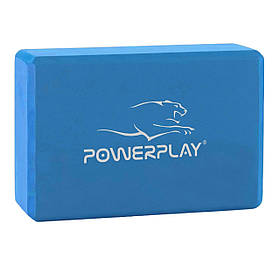 Блок для йоги PowerPlay 4006 Yoga Brick Синій