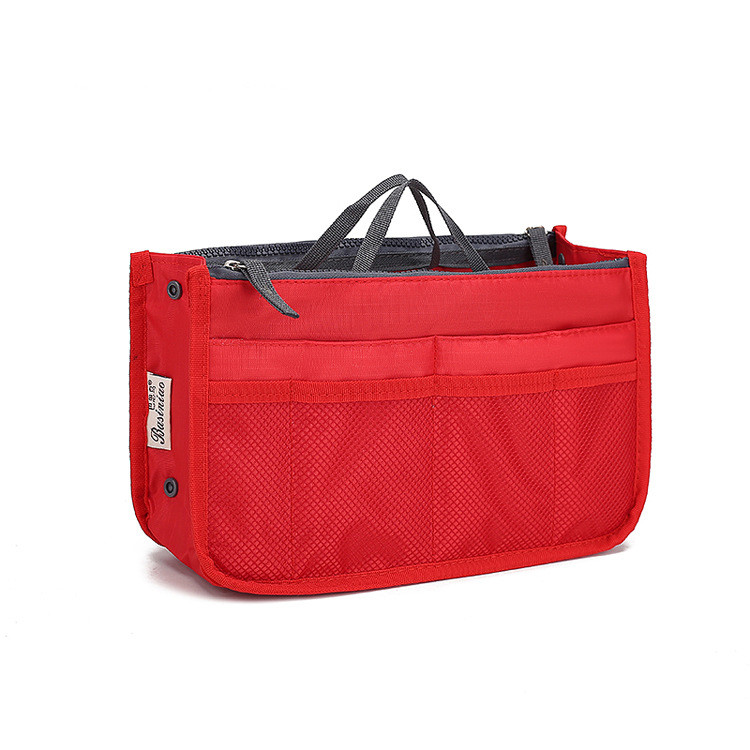 Органайзер для сумки Bag in Bag 28х17x10 см. Червоний колір