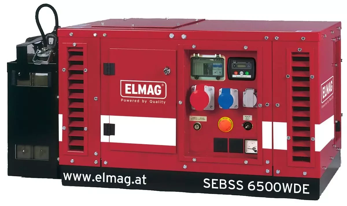 Генератор SEBSS 12000WDE-AVR-DSE3110 з двигуном HONDA GX630 з електростартером і керуванням AVR (верхтихий)
