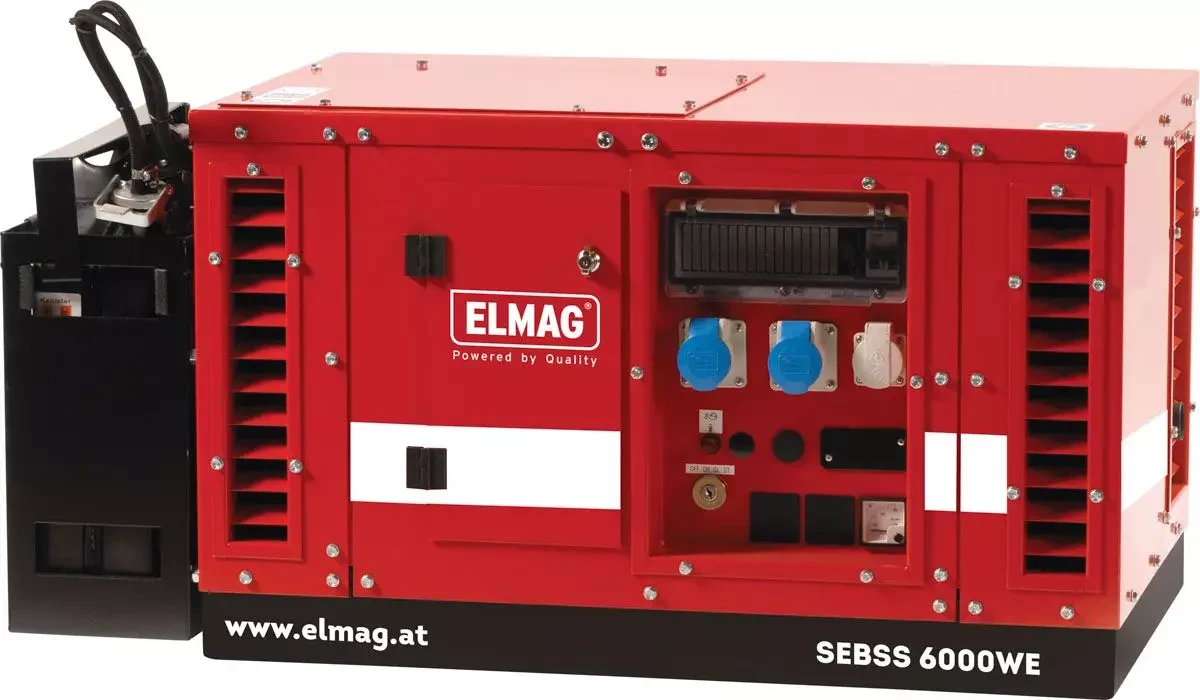Генератор SEBSS 6000WE-AVR-DSE3110 з двигуном HONDA GX390 з електростартером і керуванням
