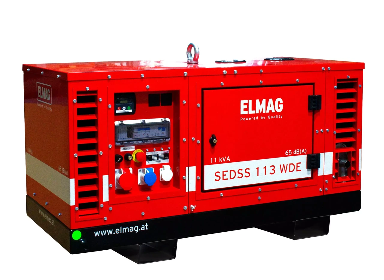 Генератор SEDSS 113WDE-AVR-DSE4520-V2 з двигуном KUBOTA D722 (суперзвукоізоляція) вмик. струменеве зарядне, фото 1