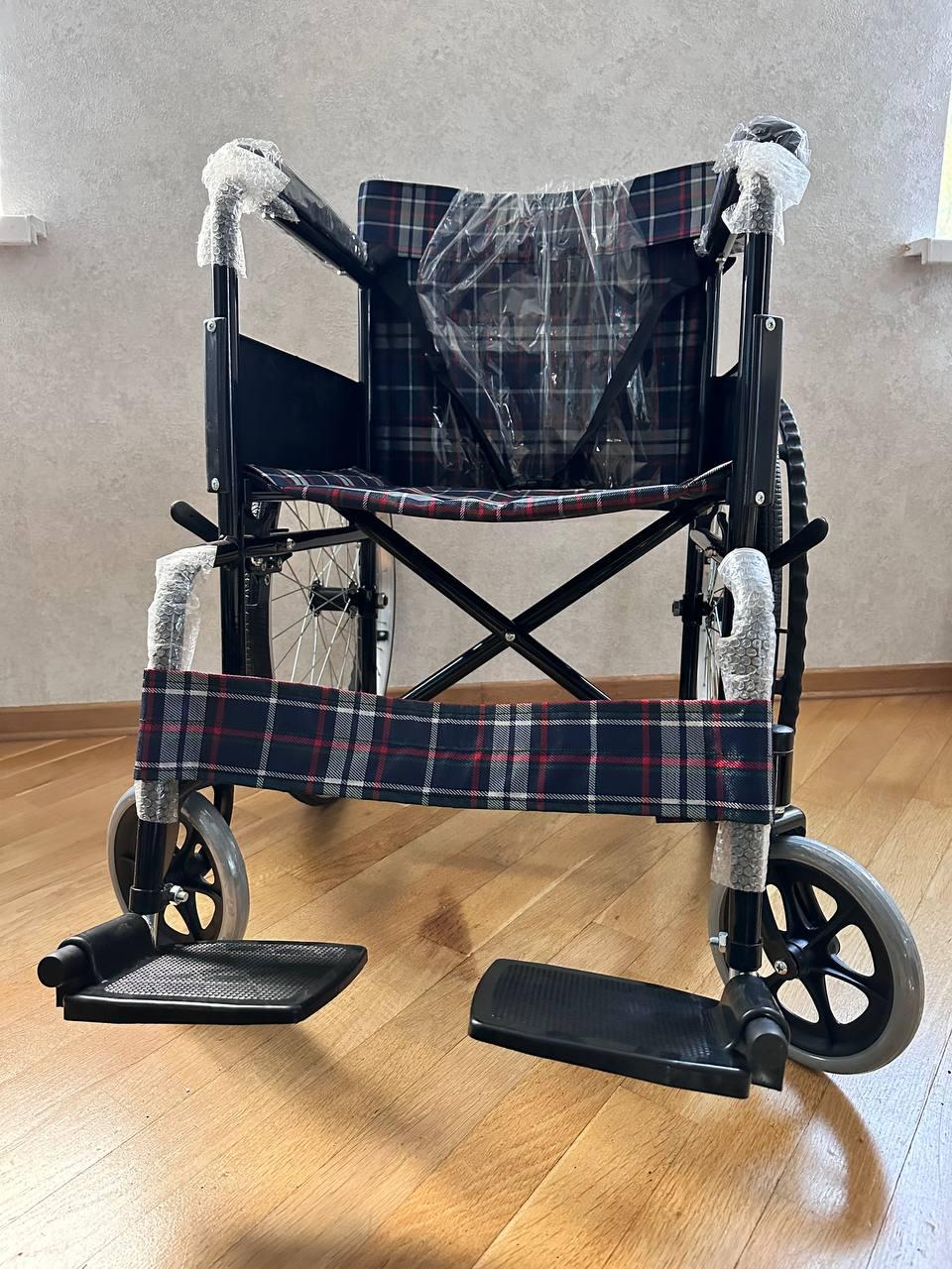 Инвалидное кресло для улицы складное, инвалидная коляска складная G100 - фото 2 - id-p2000959455