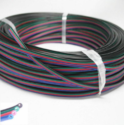 RGB луджений мідний дріт 22AWG 4pin 0,35мм2