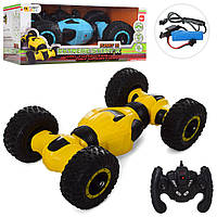 Машина 208036 радіокер., акум., трюкова, 4х4, гум.колеса, USB, 2 кольори, кор., 36,5-15,5-21,5см.
