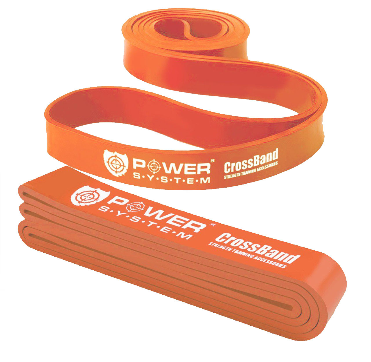 Еспандер-петля (гумка для фітнесу і кроссфіту) Power System PS-4052 CrossFit Level 2 Orange (опір 10-35 кг)