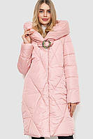 Куртка женская однотонная, цвет светло-розовый, 235R2298