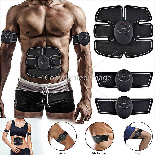 Миостимулятор EMS Trainer 3 в 1 + 2 бабочки на бицепсы, большой полный ...