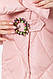 Куртка жіноча однотонна, колір світло-рожевий, 235R2156 M, фото 5