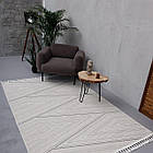 Килимок HELSINKI FR90A 0,8Х1,5 Кремовий з бежевим прямокутником, фото 4