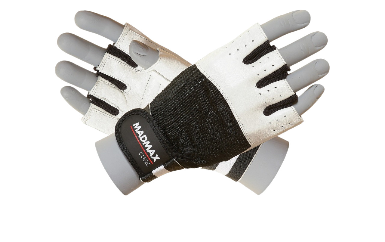 Рукавички для фітнесу MadMax MFG-248 Clasic White S