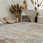 Килимок SEVEN DAYS 0708A 0,8Х3 Бежевий із сірим прямокутник, фото 5