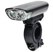 Фара передня X-Light JY-7021 2xAA 2 Led, чорний (A-O-B-P-0321)