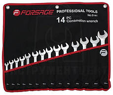 Набір ключів комбінованих 14 шт Forsage 5141