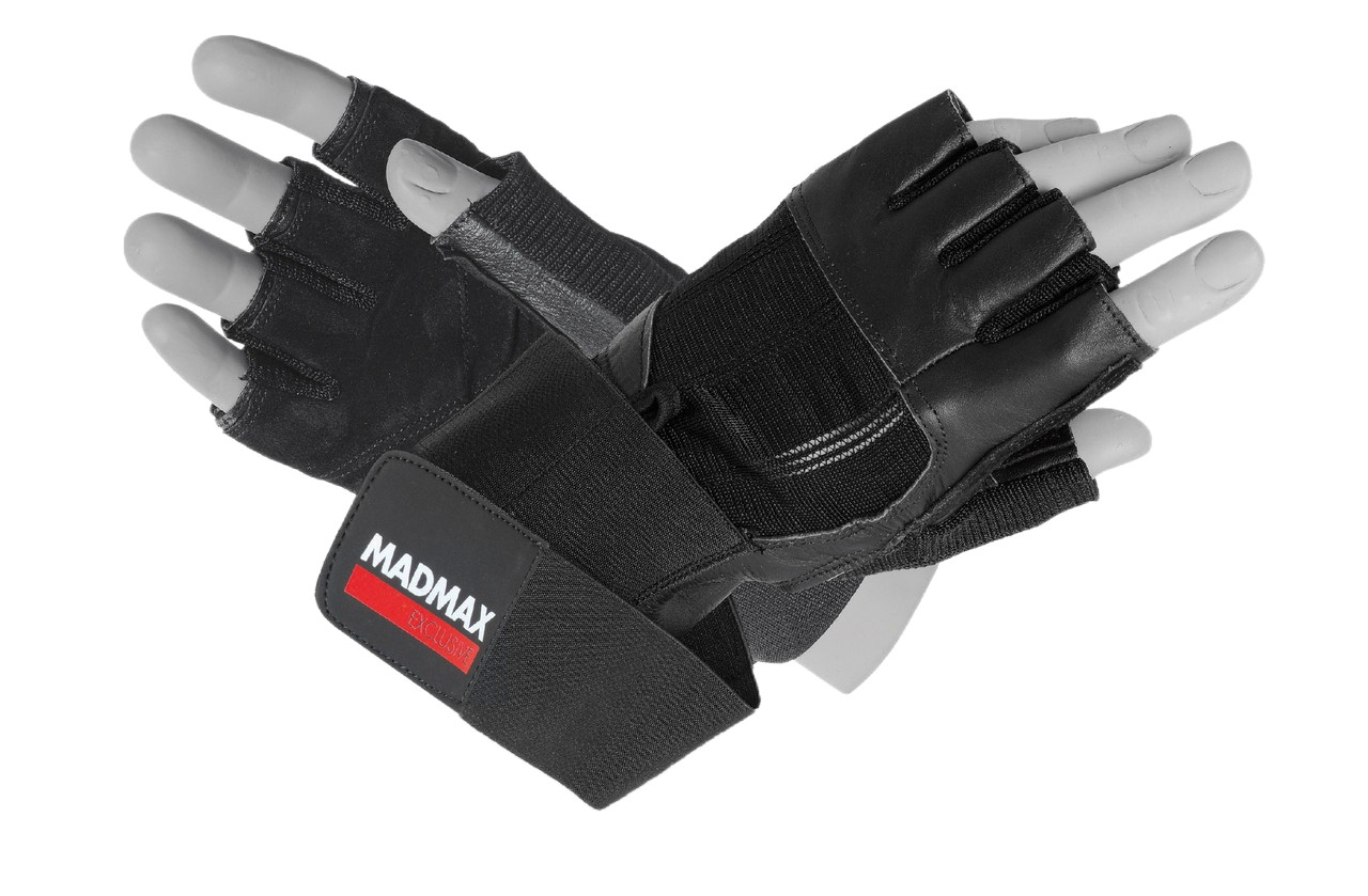 Рукавички для фітнесу MadMax MFG-269 Professional Exclusive Black S