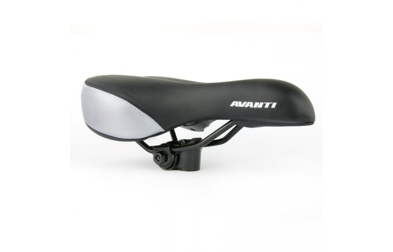 Сідло Avanti AVY-6690 чорний/сірий (6690-black-grey)