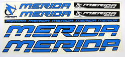 Наклейка Merida на раму велосипеда, синій (NAK037)